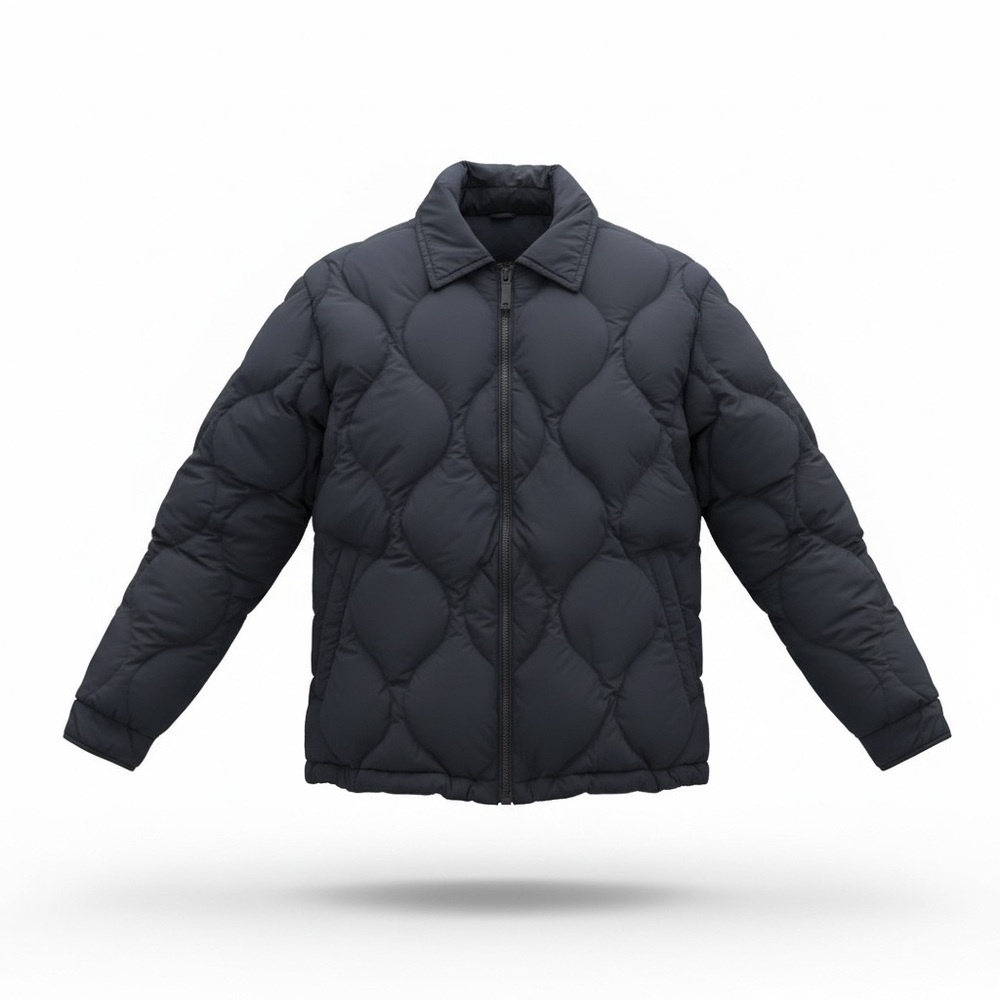 Sunday Best Quilted Puffer Jacket Womens Size 2XS Black